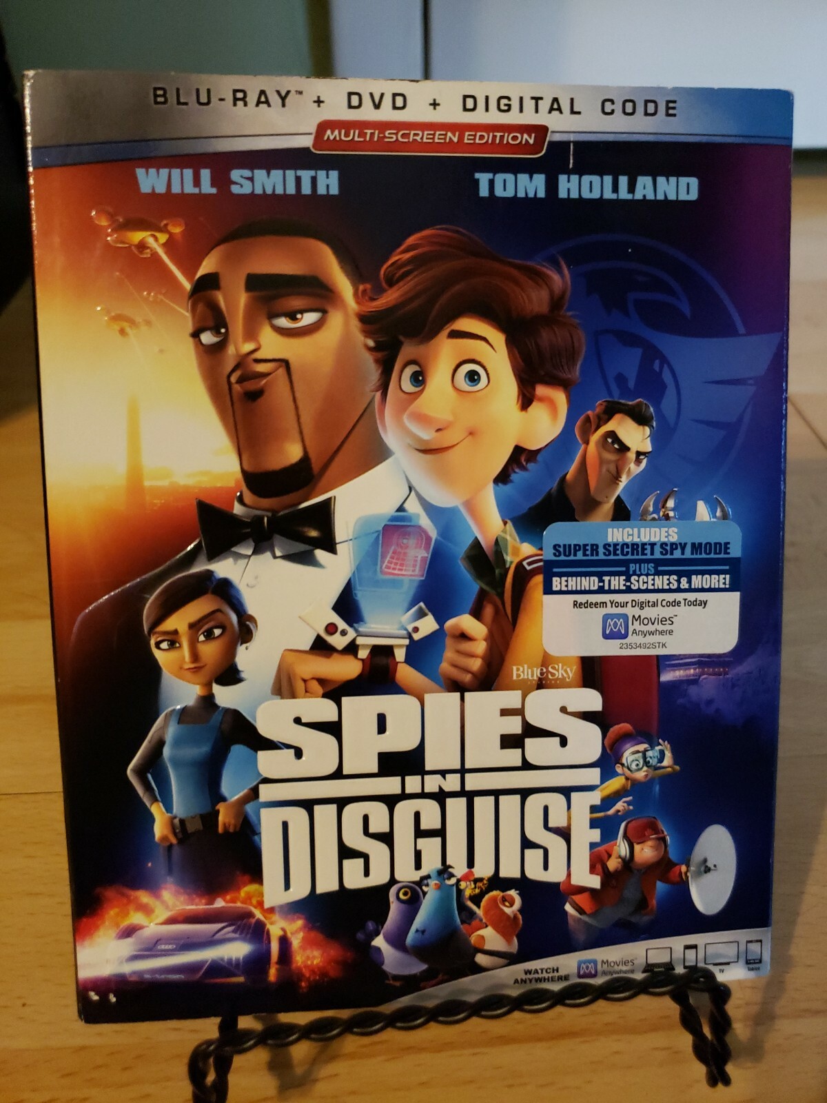 Spies in Disguise (Blu-ray, 2019) Brand New, Sealed! Tom Holland. Will Smith