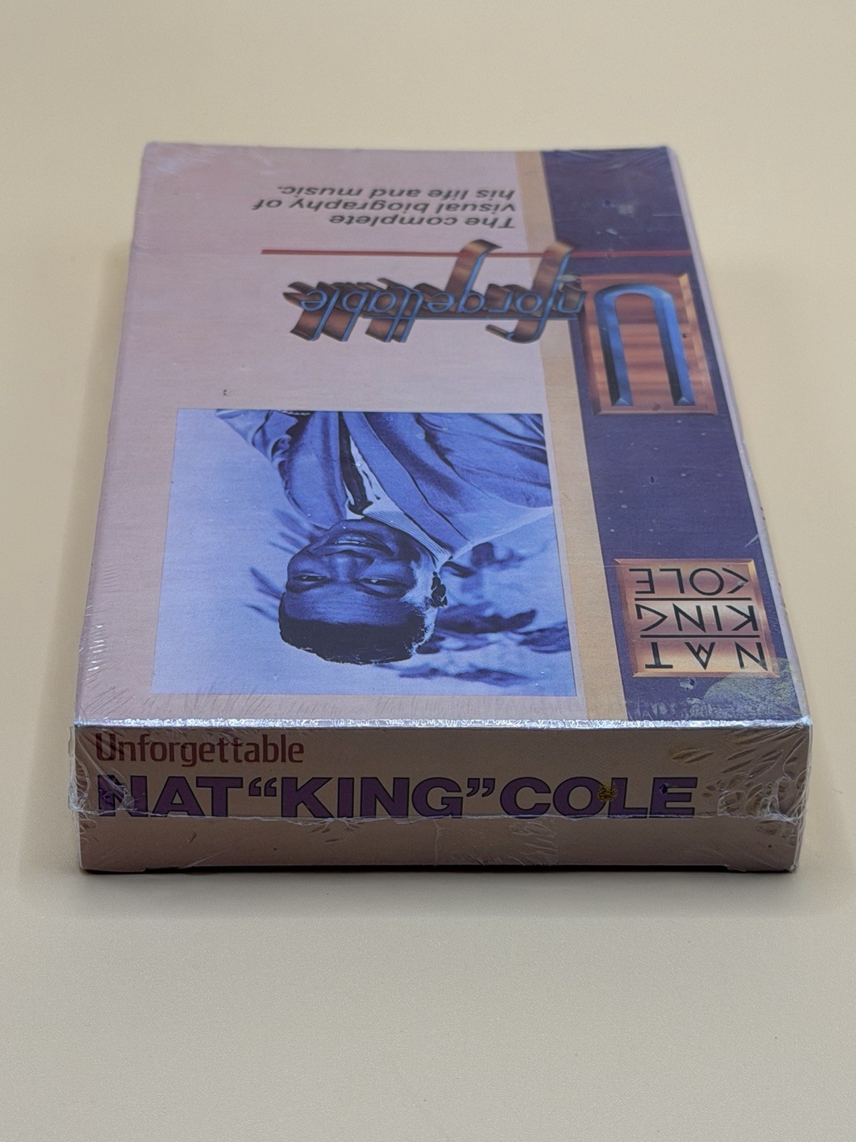 Nat King Cole Unforgettable (VHS, 1989) SEALED NEW Visual Biography Of His Life