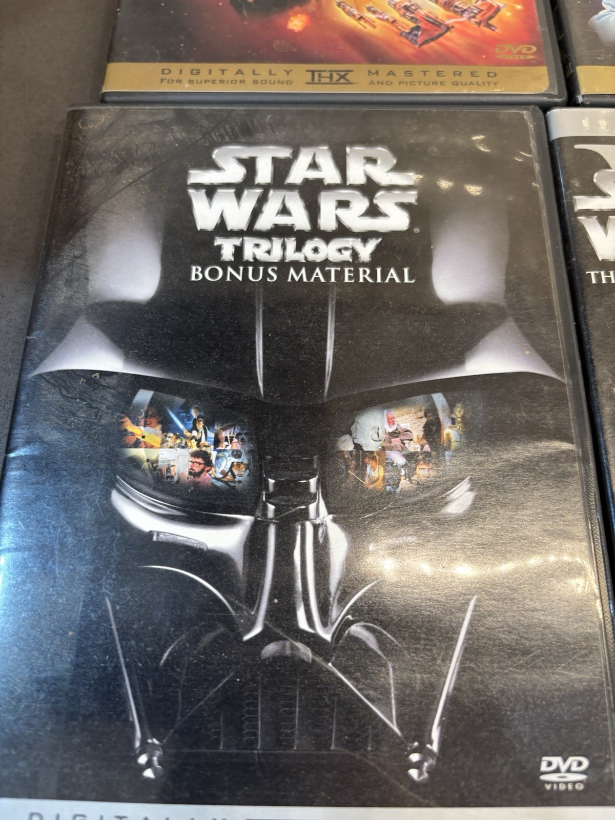 Star Wars DVDs 1-2-3 5-6 & Bonus Material 2 Disc Collection Wide Screen