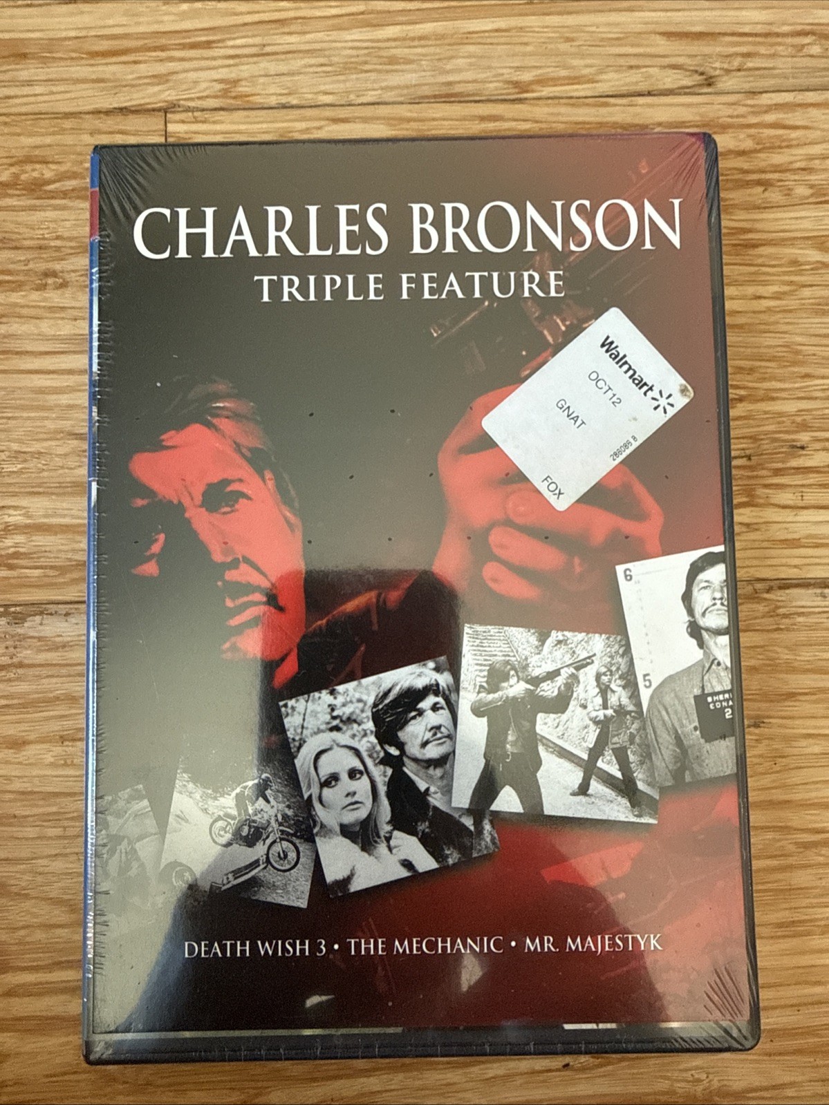 Charles Bronson Triple Feature DVD: Death Wish 3, The Mechanic, Mr. Majestyk NEW