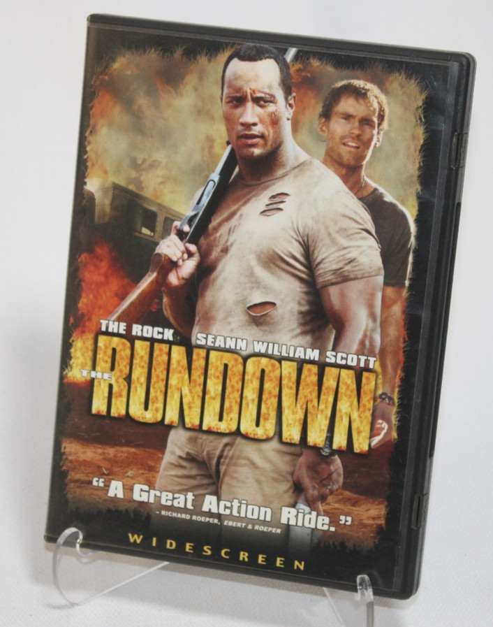 The Rundown (DVD, Widescreen) Dwayne “The Rock” Johnson Action – Preowned