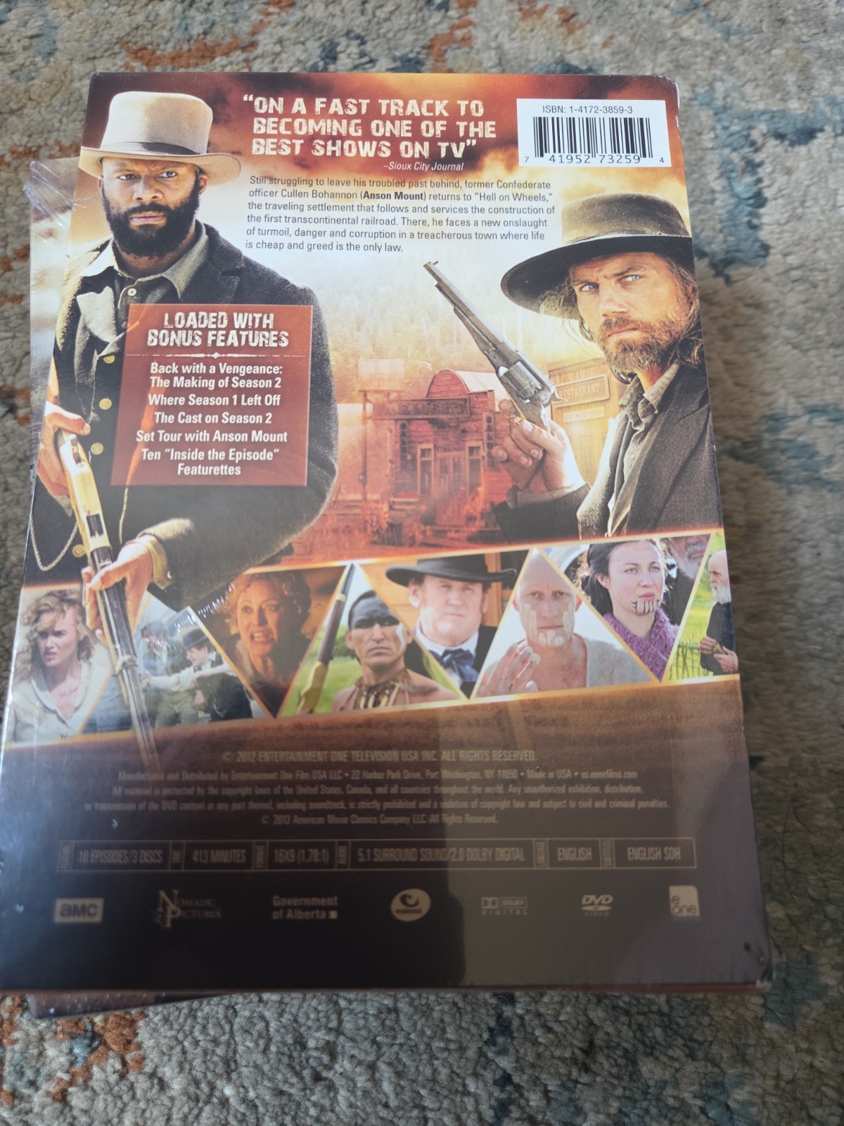 Hell on Wheels The Complete Series DVD 17-Disc Box Set **US SELLER** Region 1
