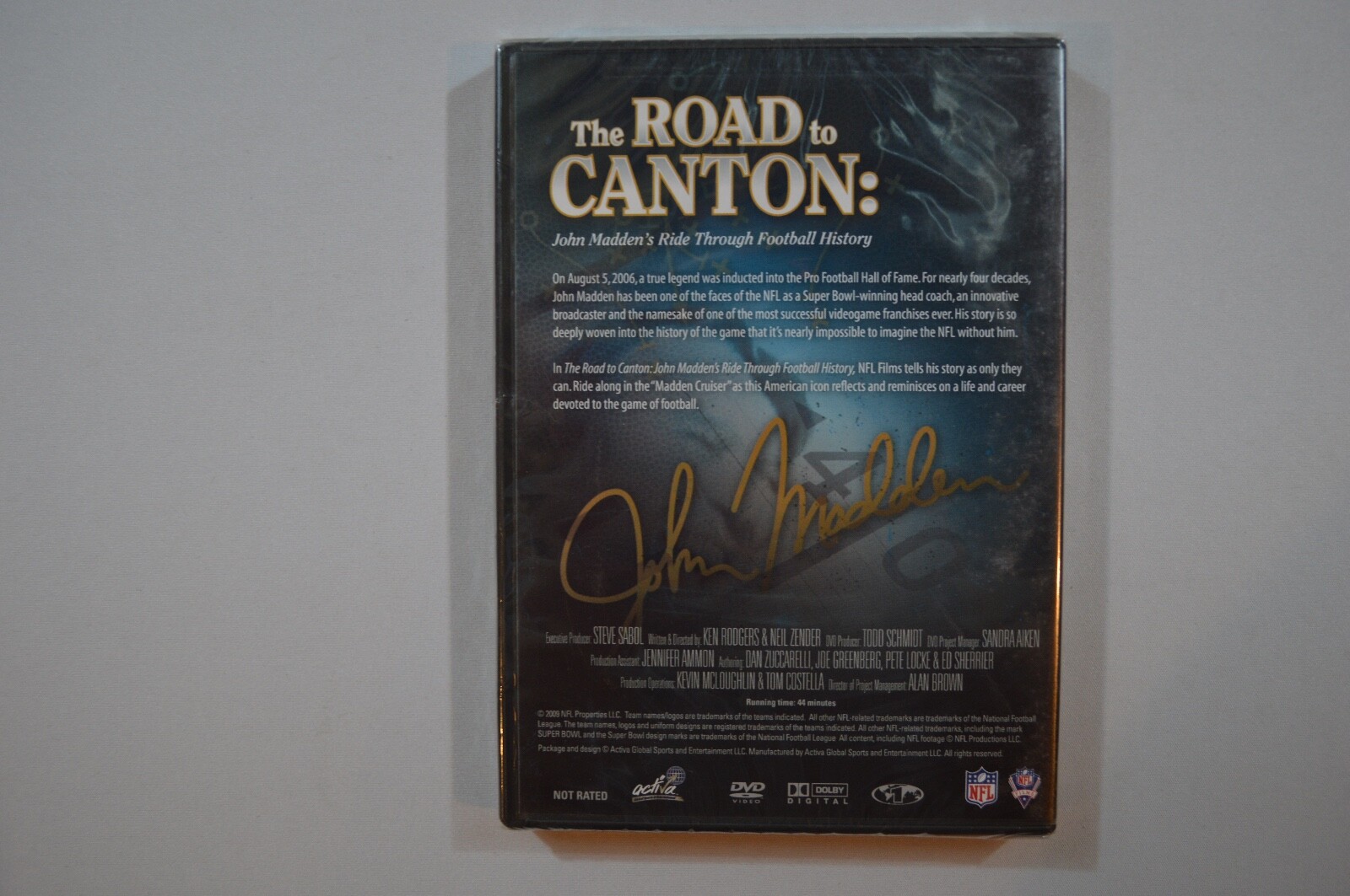 The Road to Canton John Madden DVD 2009 Ride Through Football History New Sealed