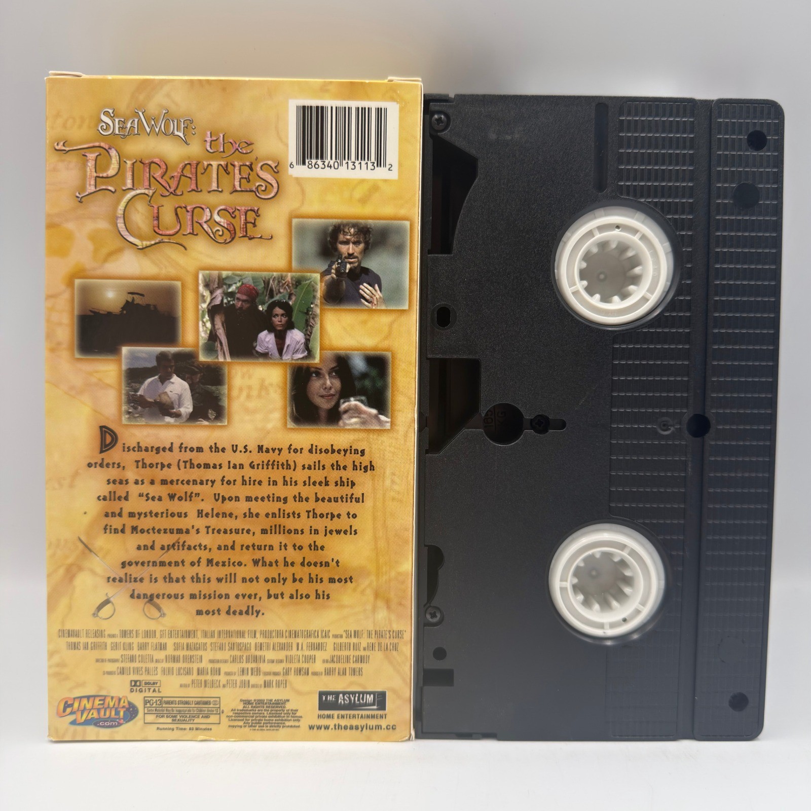 Sea Wolf The Pirates Curse VHS 2000 Thomas Ian Griffith Action Adventure Movie