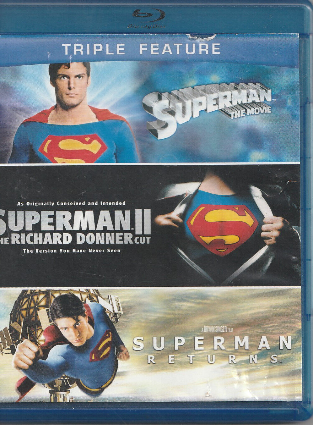 Superman: The Movie / The Superman II: Richard Donner Cut / Returns Blu-ray M13