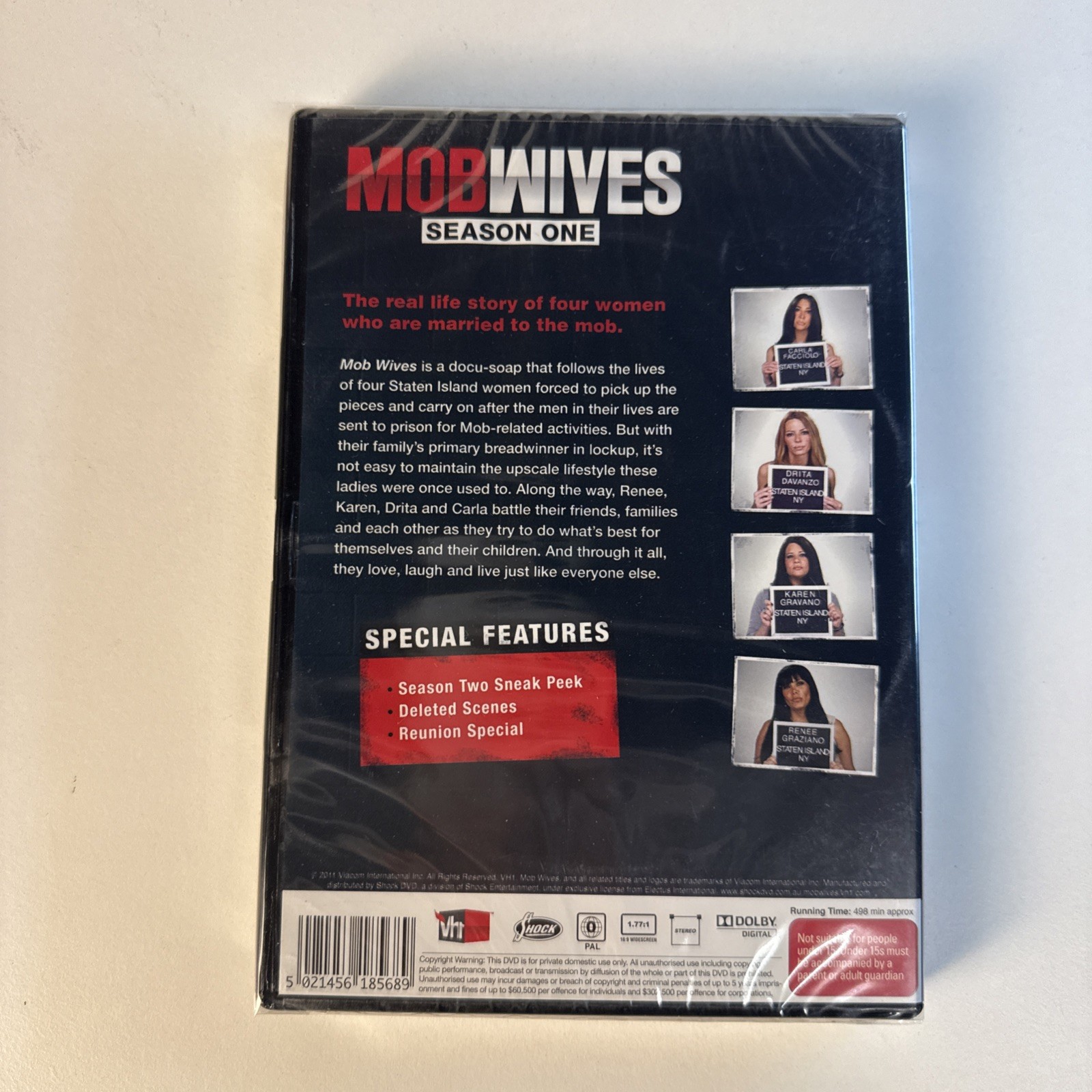 Mob Wives DVD Season 1-6 + Mob Wives Chicago + Big Ang Region 4 New Sealed