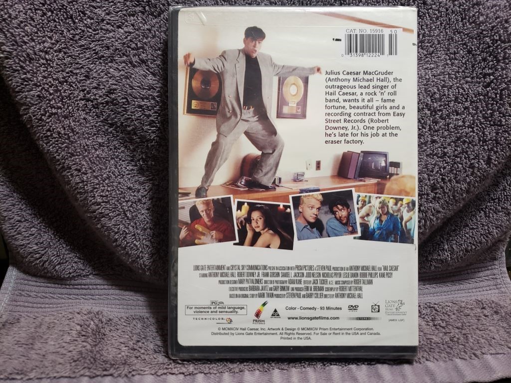 (1FREE) DVD Hail Caesar (1994) NEW Anthony Michael Hall, Bobbie Phillips
