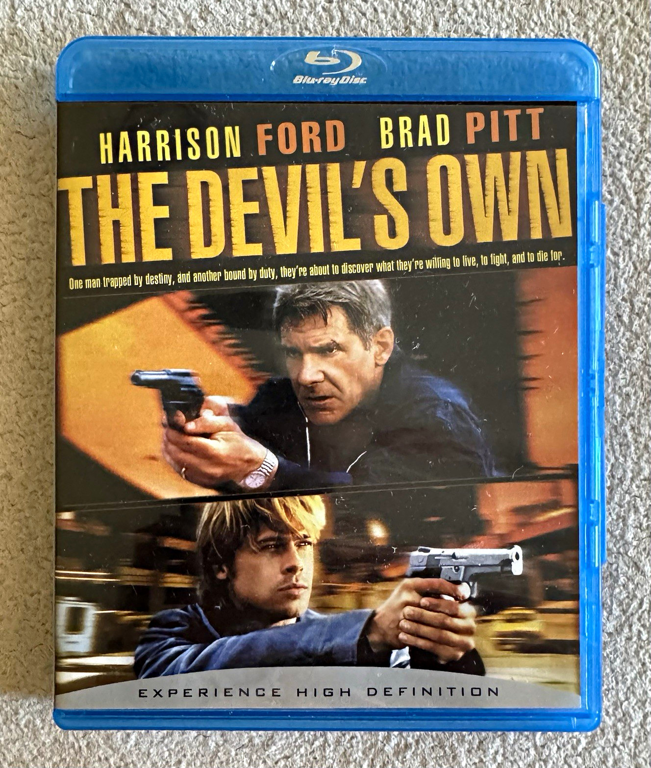 The Devil’s Own Blu-ray HD Harrison Ford Brad Pitt Pakula Thriller OOP