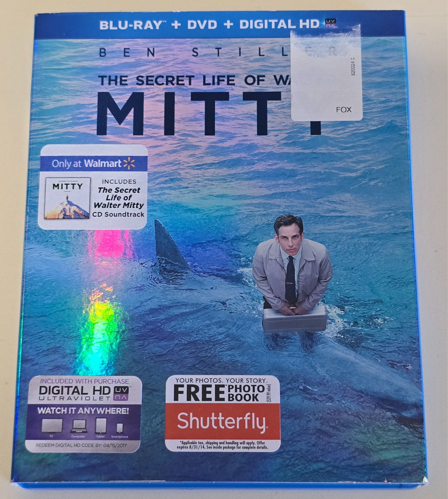 The Secret Life of Walter Mitty (Blu-ray + DVD – NO Digital HD)