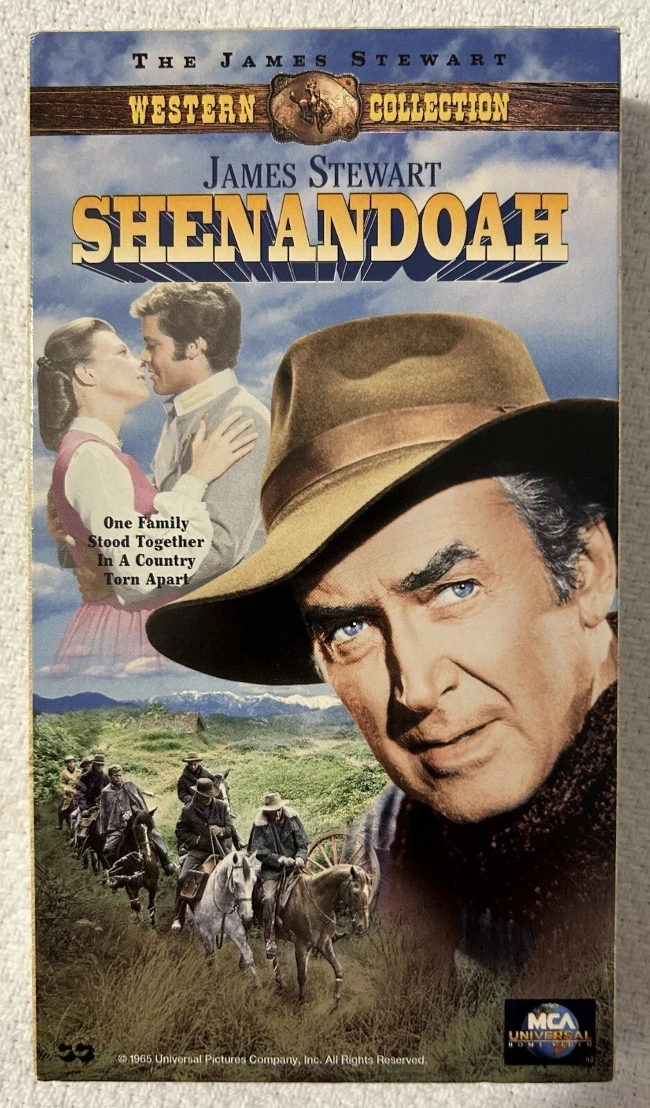Shenandoah (VHS, 1996, 1965 Film) James Stewart VG+ Tested