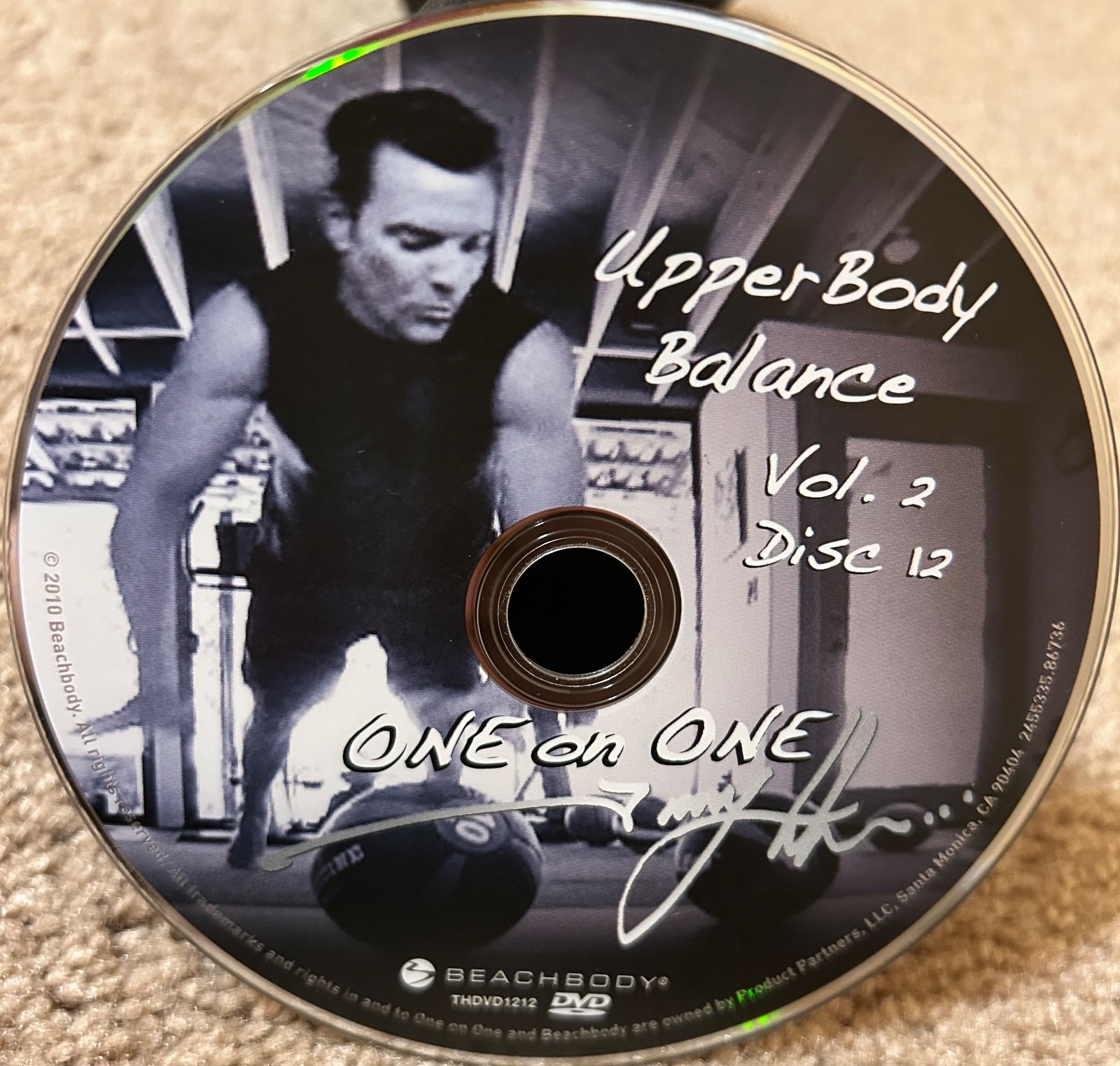 Beachbody P90X Tony Horton One On One Volume 2 DVD #12 Upper Body Balance