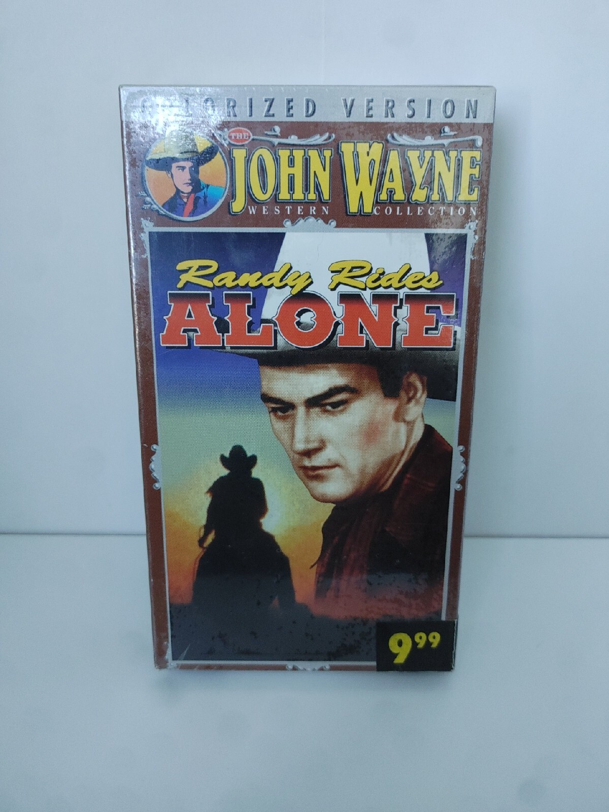 VHS: RANDY RIDES ALONE JOHN WAYNE COLORIZED VERSION Sealed