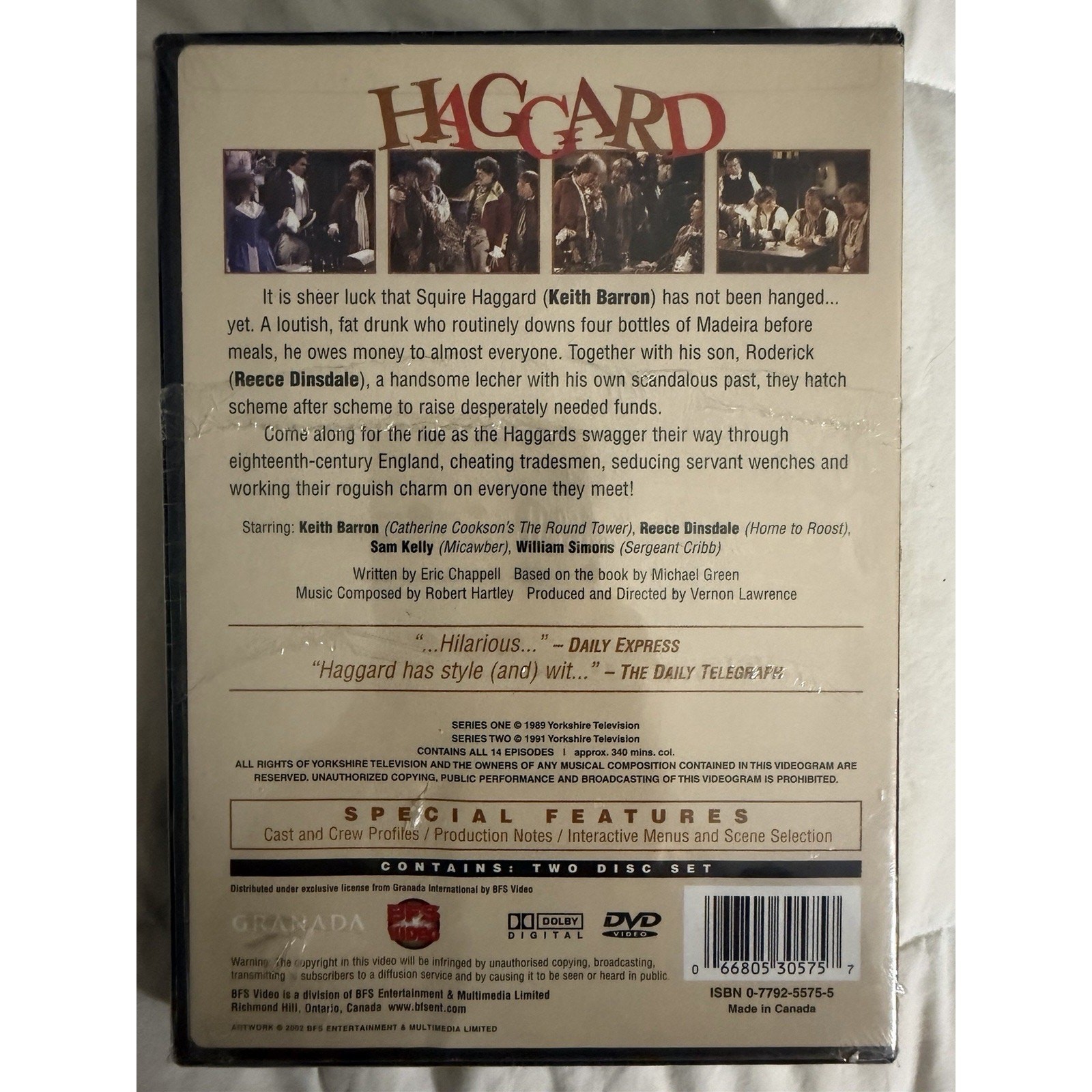 Haggard (DVD, 2003) 2-Disc Set British TV Series BRAND NEW / FACTORY SEALED