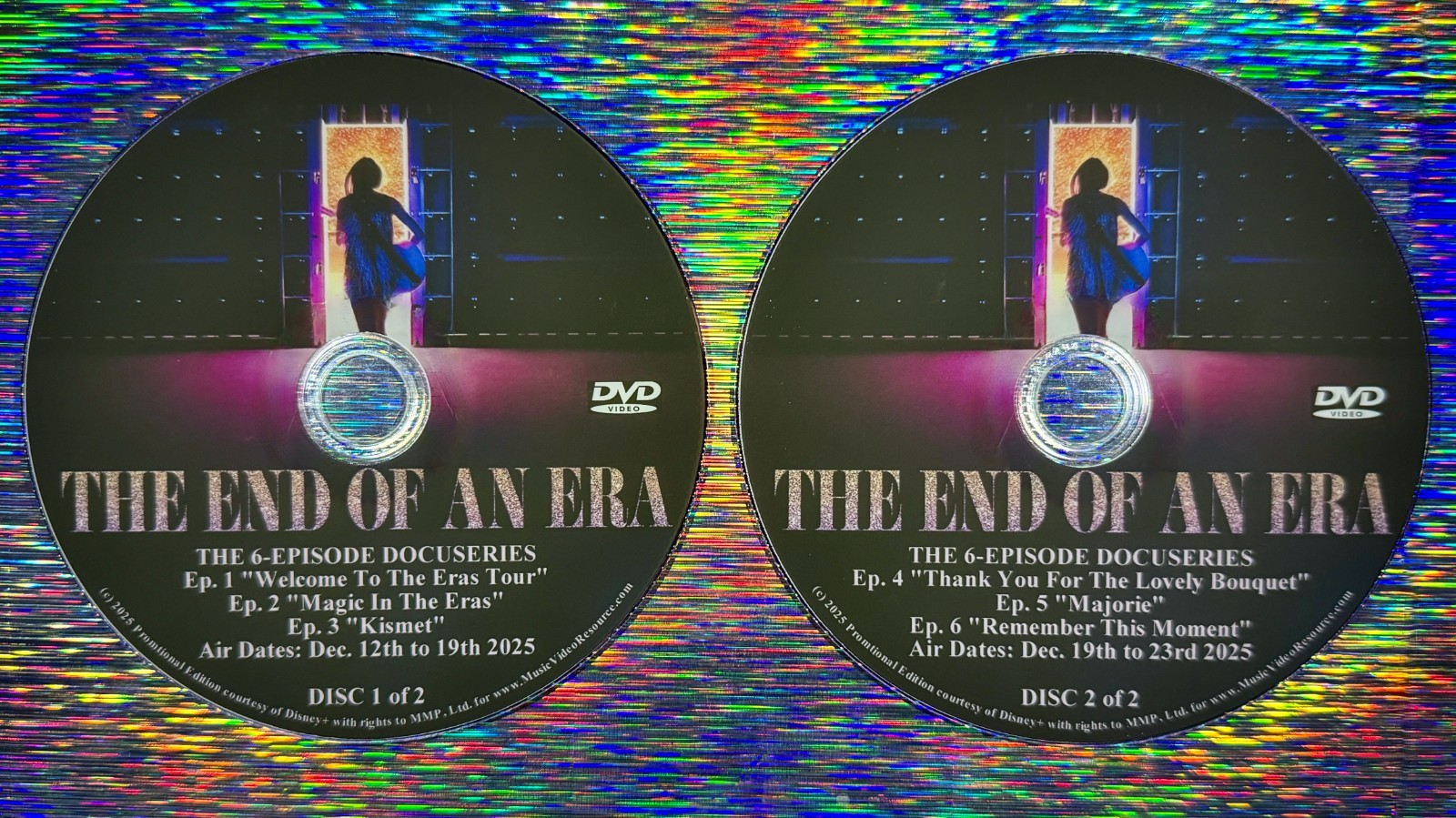 TAYLOR SWIFT THE END OF AN ERA DELUXE EDITION DOCUSERIES 2 Item Set SEALED