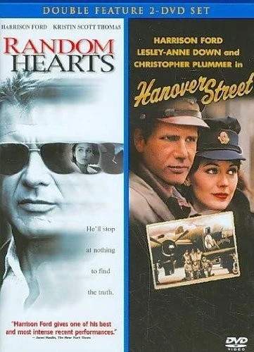 Random Hearts & Hanover Street (DVD) VG Disc + Cover Art Only-NO CASE