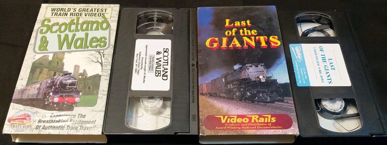Train/Locomotive VHS Lot of 6: Pentrex, World’s Greatest, Steam, Foreign