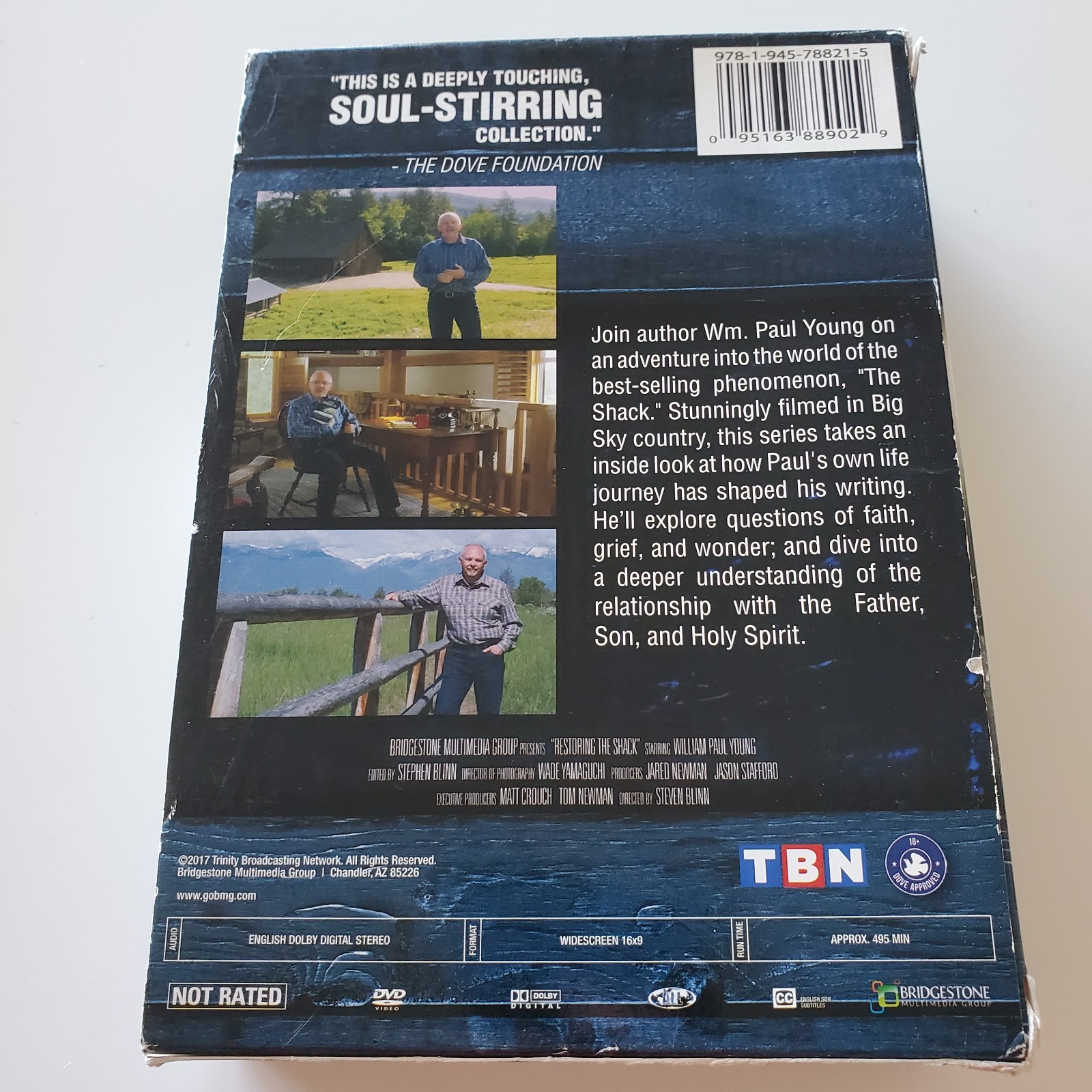 Restoring the Shack W/ WM. Paul Young (3-DVD Set) TBN, MINT Discs, TESTED