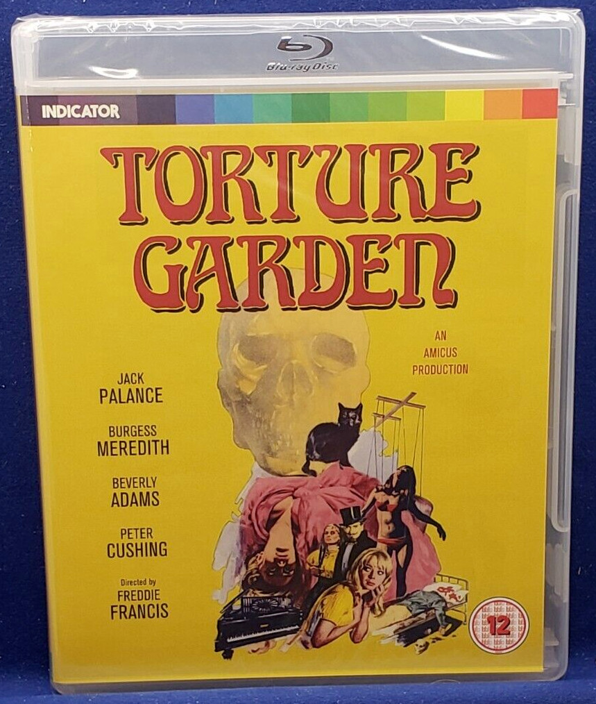 Torture Garden (Blu-ray, 1967, Indicator #23) Peter Cushing, Jack Palance