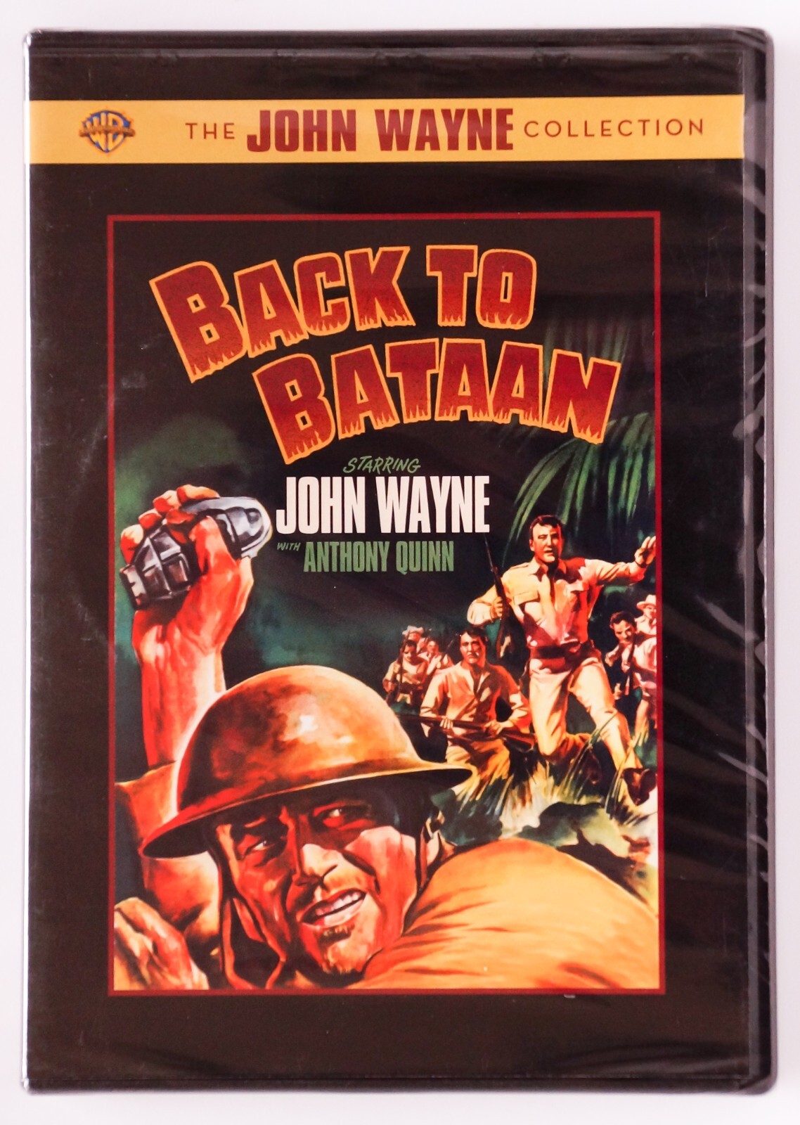 Back to Bataan,John Wayne Collection, 1945 RKO WWII Movie (DVD, 2007) New Sealed