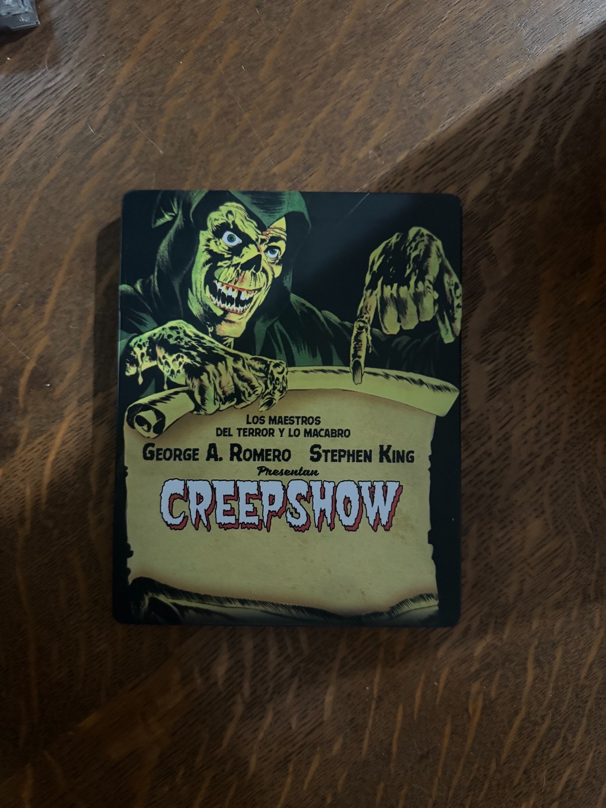 CREEPSHOW BLU RAY STEELBOOK REGION B SPAIN USED