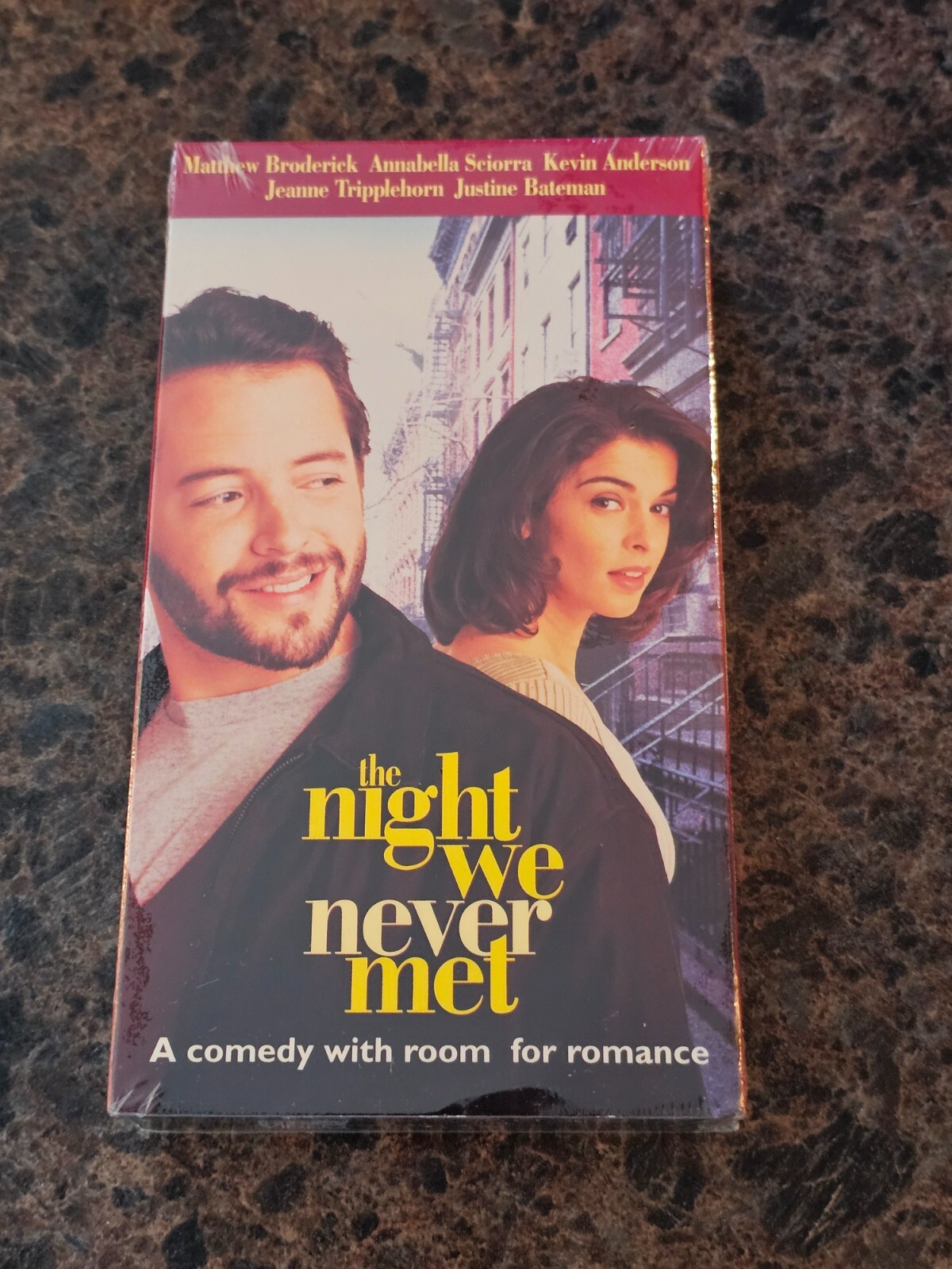 BRAND NEW The Night We Never Met (VHS; 1993) Matthew Broderick Sealed Watermarks