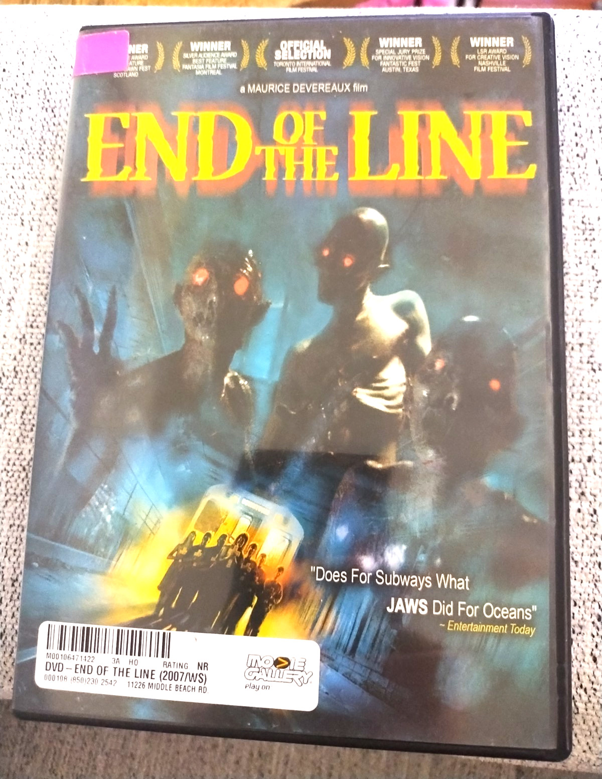End Of The Line (2007) DVD Rare OOP Canada Horror Gore Supernatural Violent