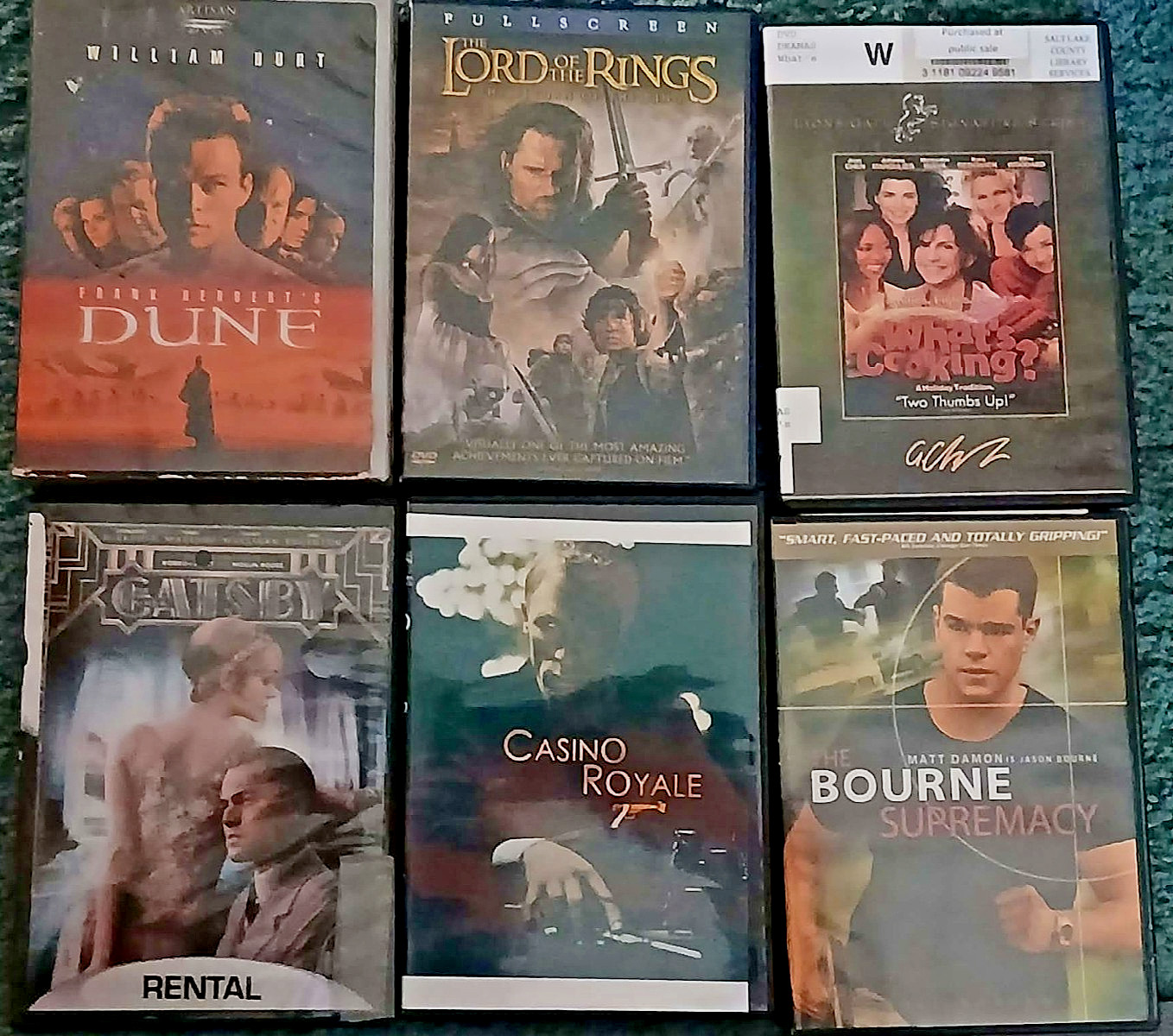 Lot of 6 DVD Movies. Great For Movie Night! Comedy, Drama, Spy & Sci Fi w/Cases