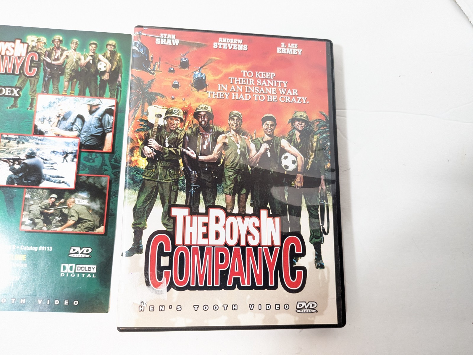 Boys in Company C 1978 OOP Stan Shaw R Lee Emery w Index wide Tested DVD