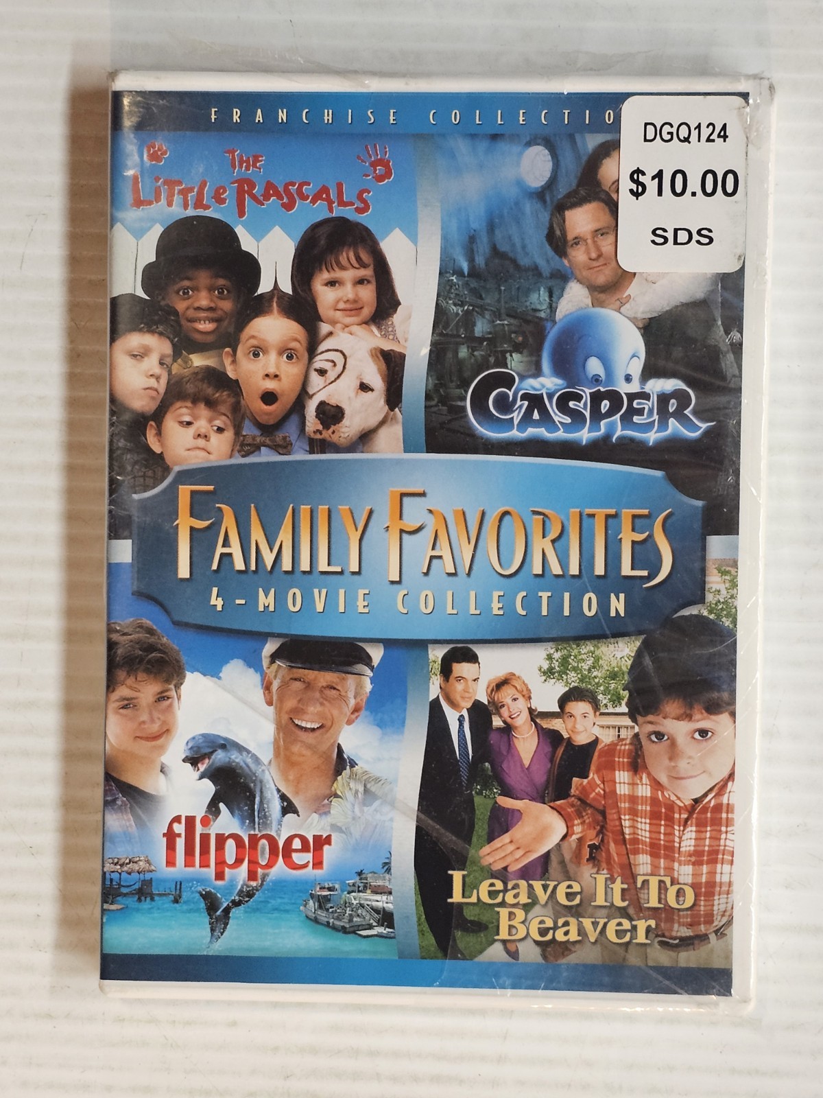 Lot of 9 NEW/SEALED FAMILY DVDs-JAWS-ADDAMS FAMILY-GRUMPY OLD MEN-C PICS-BX L-4.