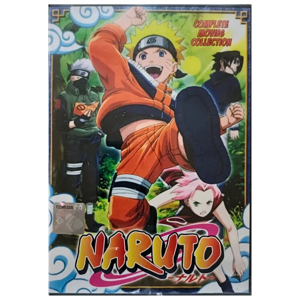 DVD Naruto Complete Movies Collection (English Sub) Japanese and English Dub