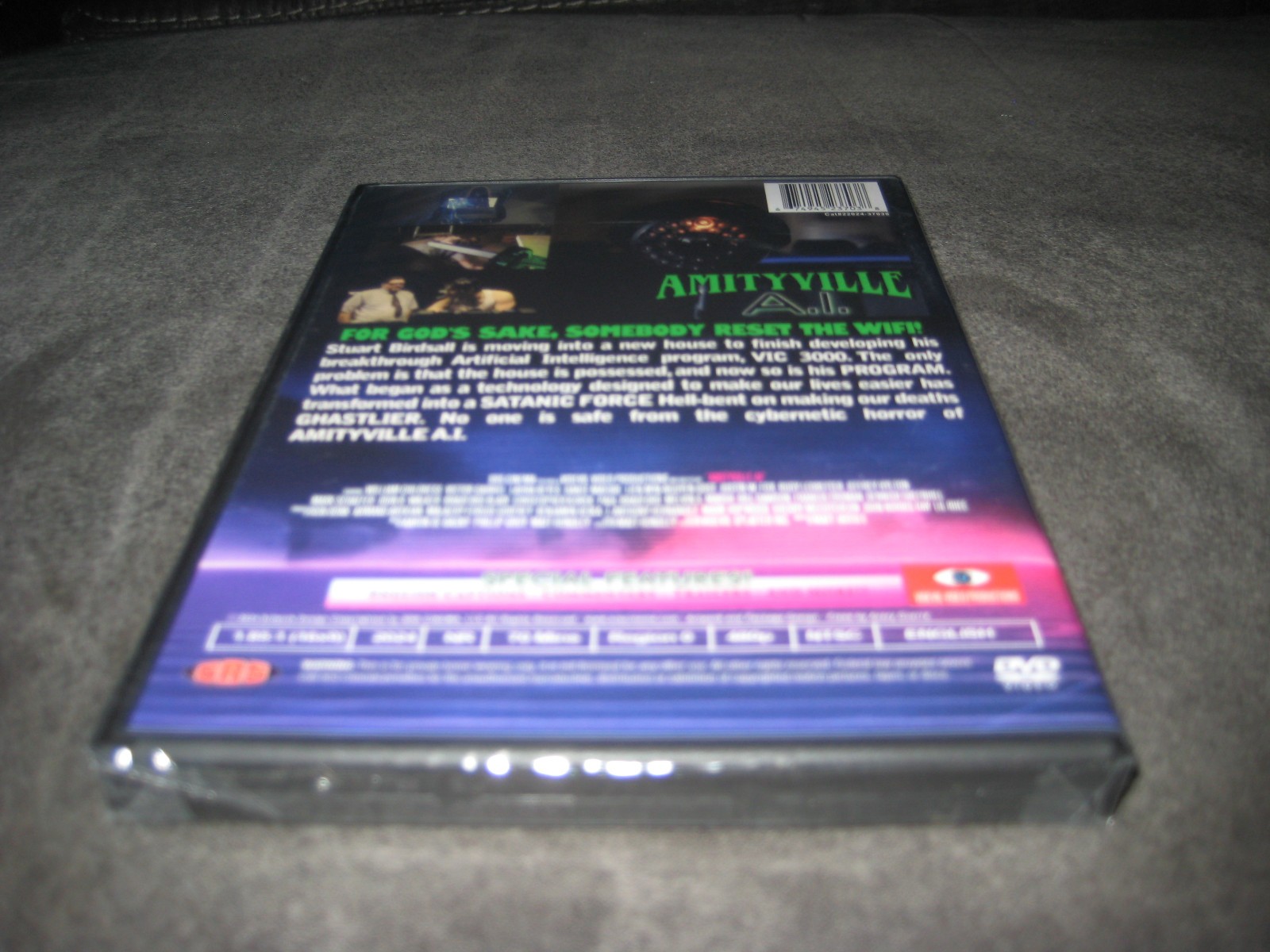 AMITYVILLE A.I. (DVD 2025) BRAND NEW – NOT RATED – WIDESCREEN – HORROR – SCI-FI