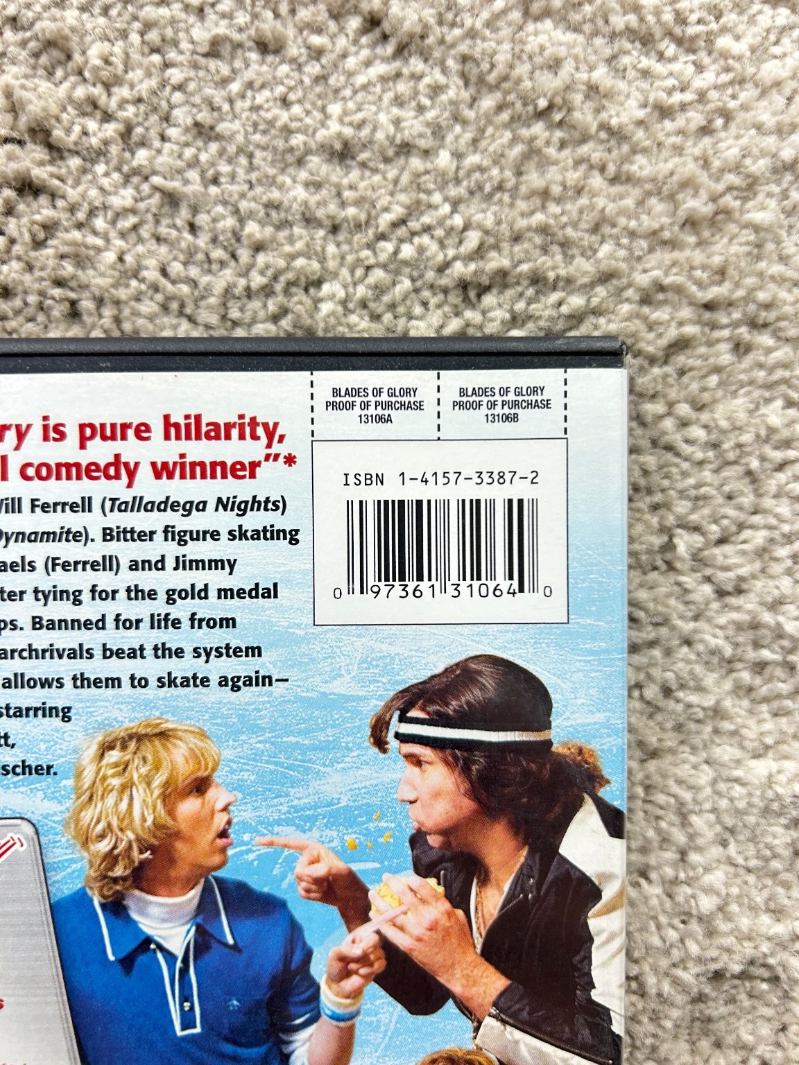 Blades of Glory DVD 2007 Widescreen Will Ferrell Jon Heder Comedy