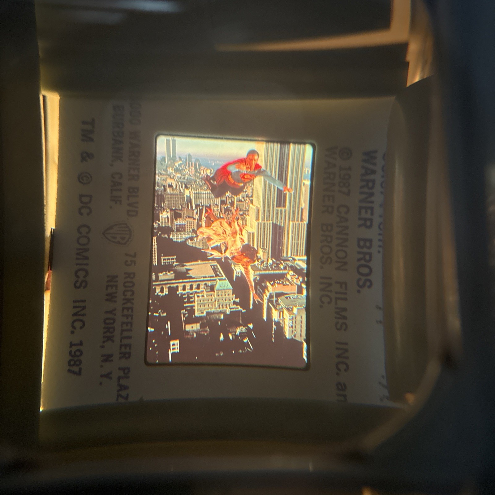 Superman The Movie 35mm Film Slide Warner Bros publicity still