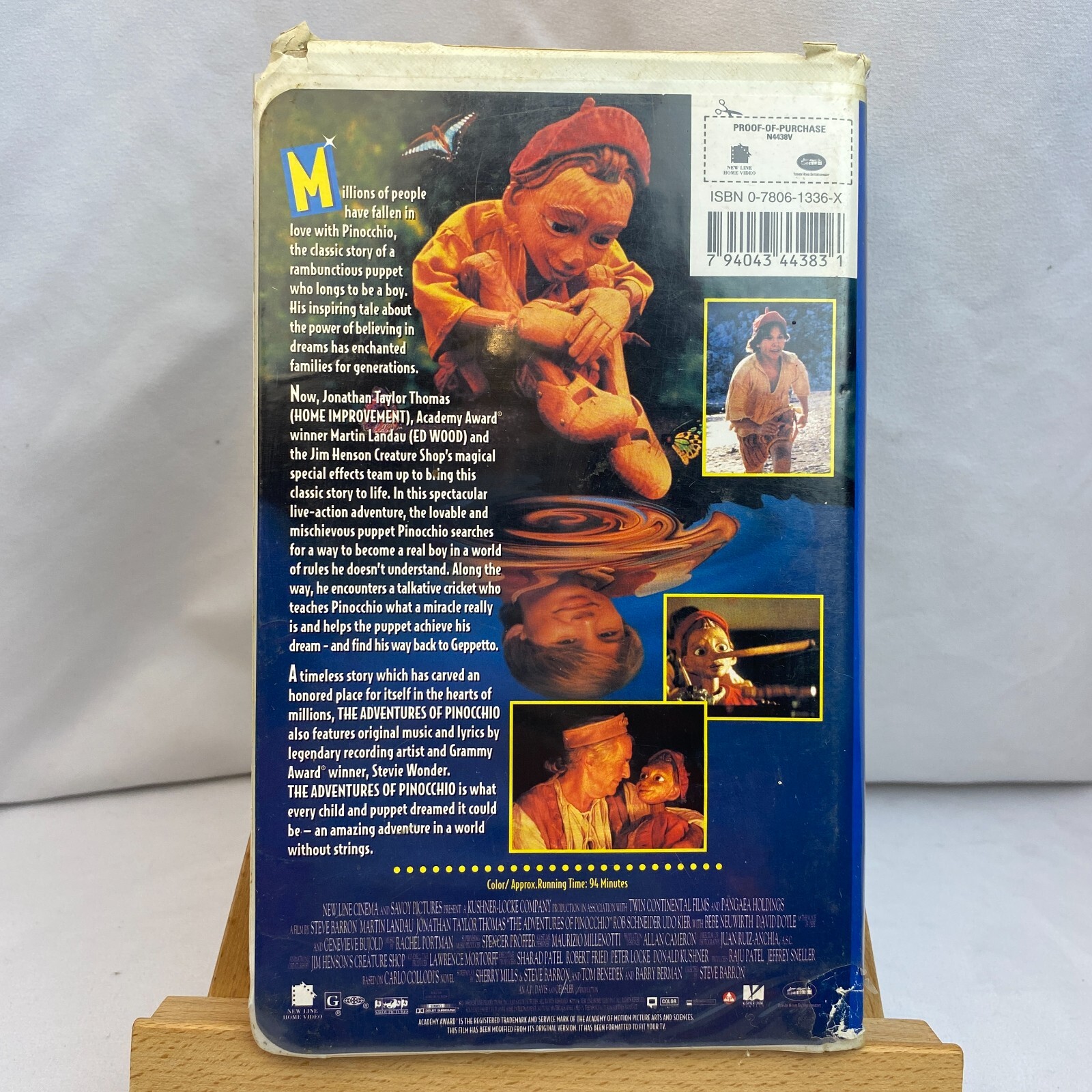 Pinocchio Clamshell VHS – Limited Edition Magic Action Art!!