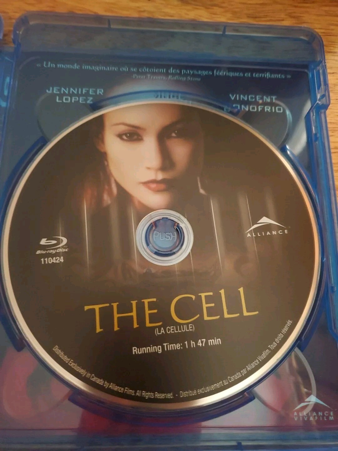 The Cell Blu-ray Jennifer Lopez Vince Vaughn – Region 1 US & CA Tarsem Singh