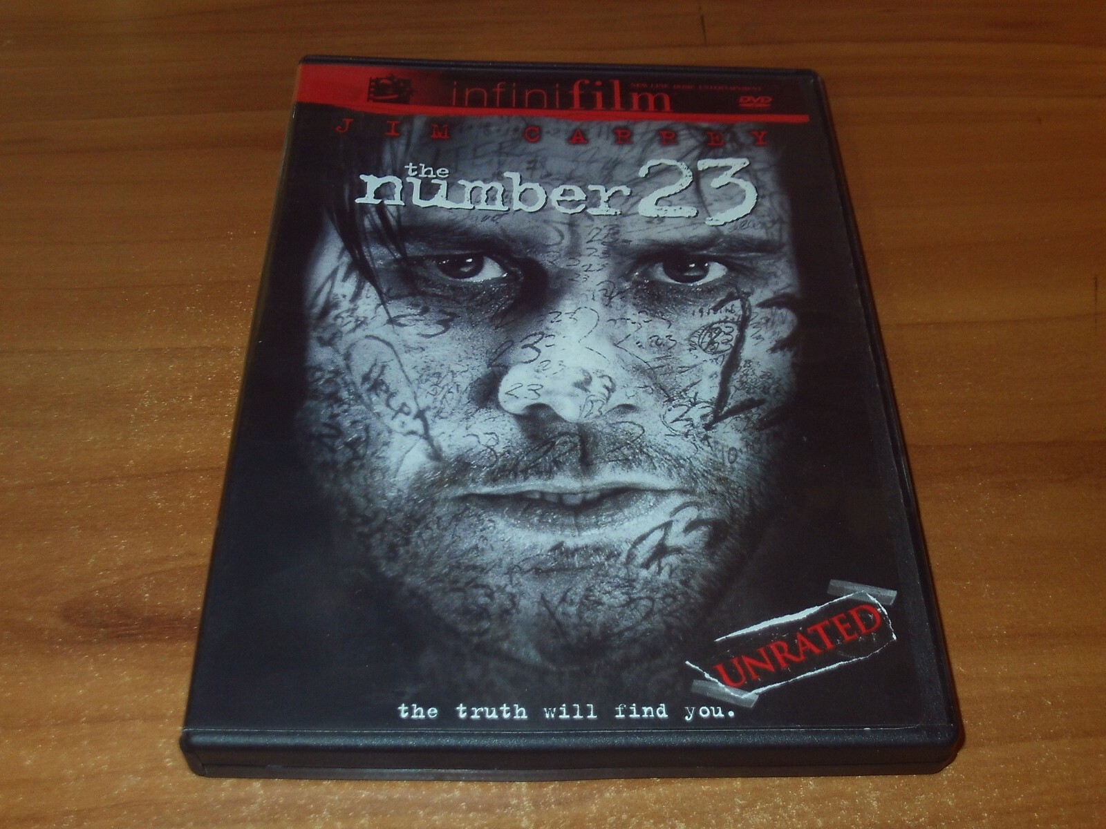 The Number 23 (DVD, 2007, Unrated Widescreen) Jim Carrey