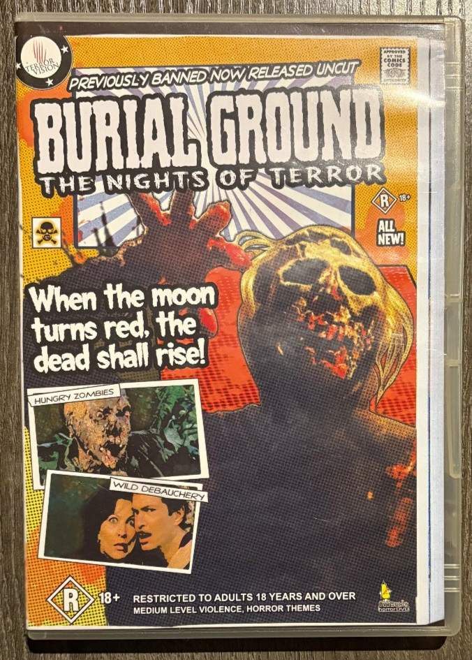 Burial Ground DVD a.k.a Zombie 3 Andrea Bianchi Region 4 PAL