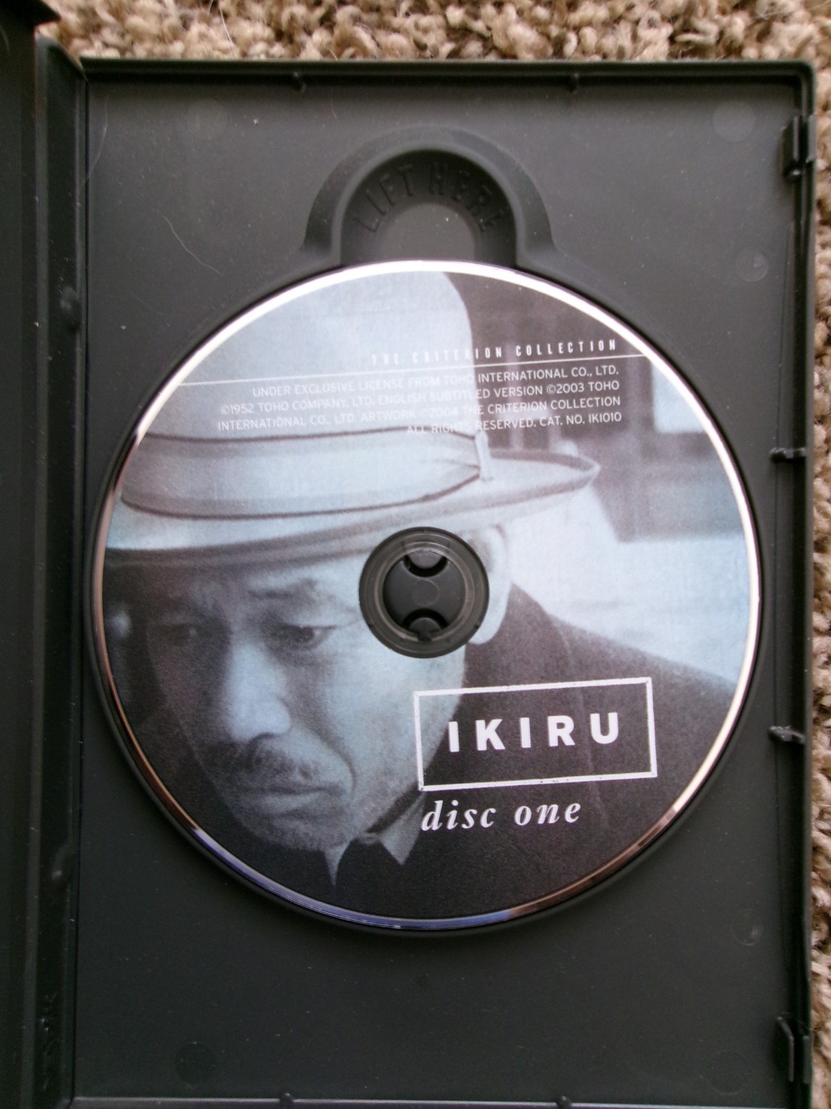 4 Kurosawa films: Ikiru, Red Beard, Bad Sleep Well, Stray Dog, Criterion DVDs