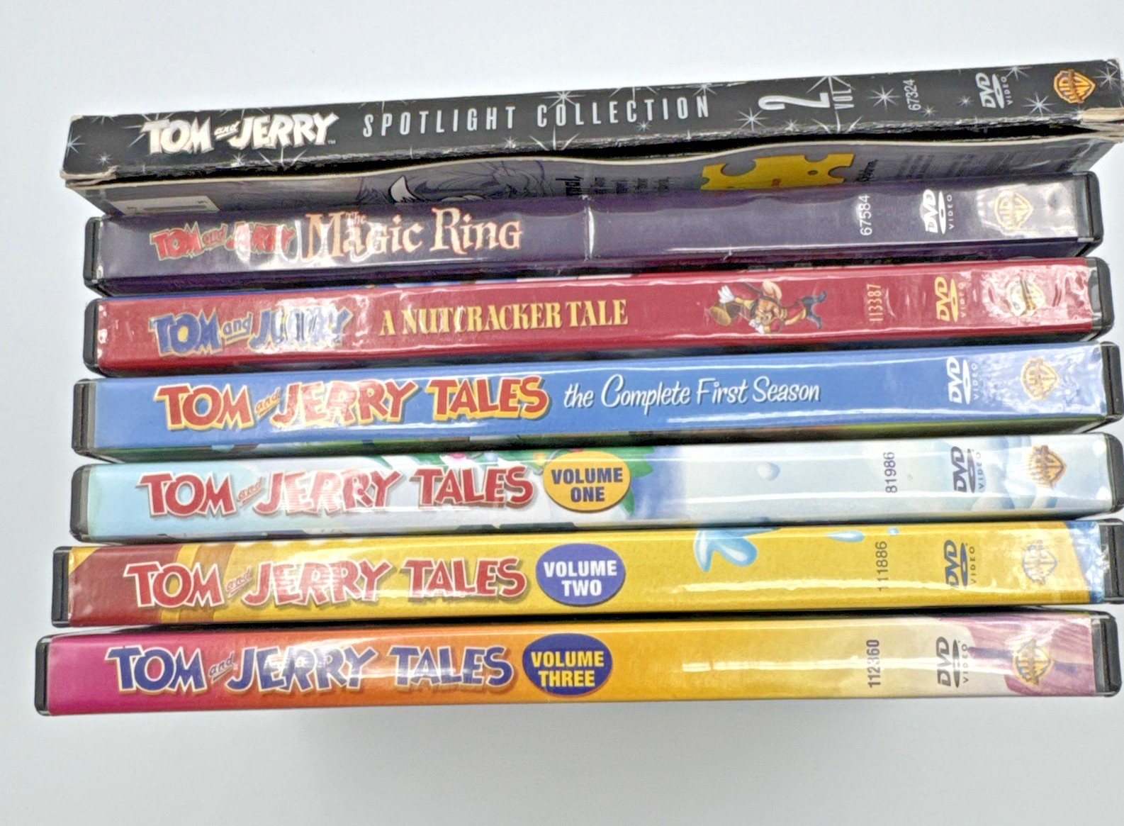 Lot Of 9 Tom And Jerry DVD’s TV Episodes / Movies Tested, Working