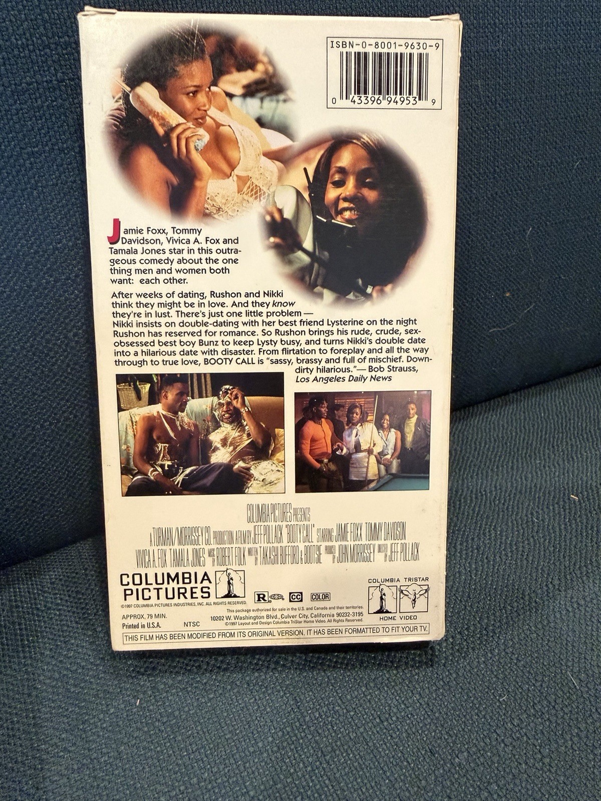 Booty Call VHS NTSC (1997) Columbia TriStar R Comedy Romance English CC