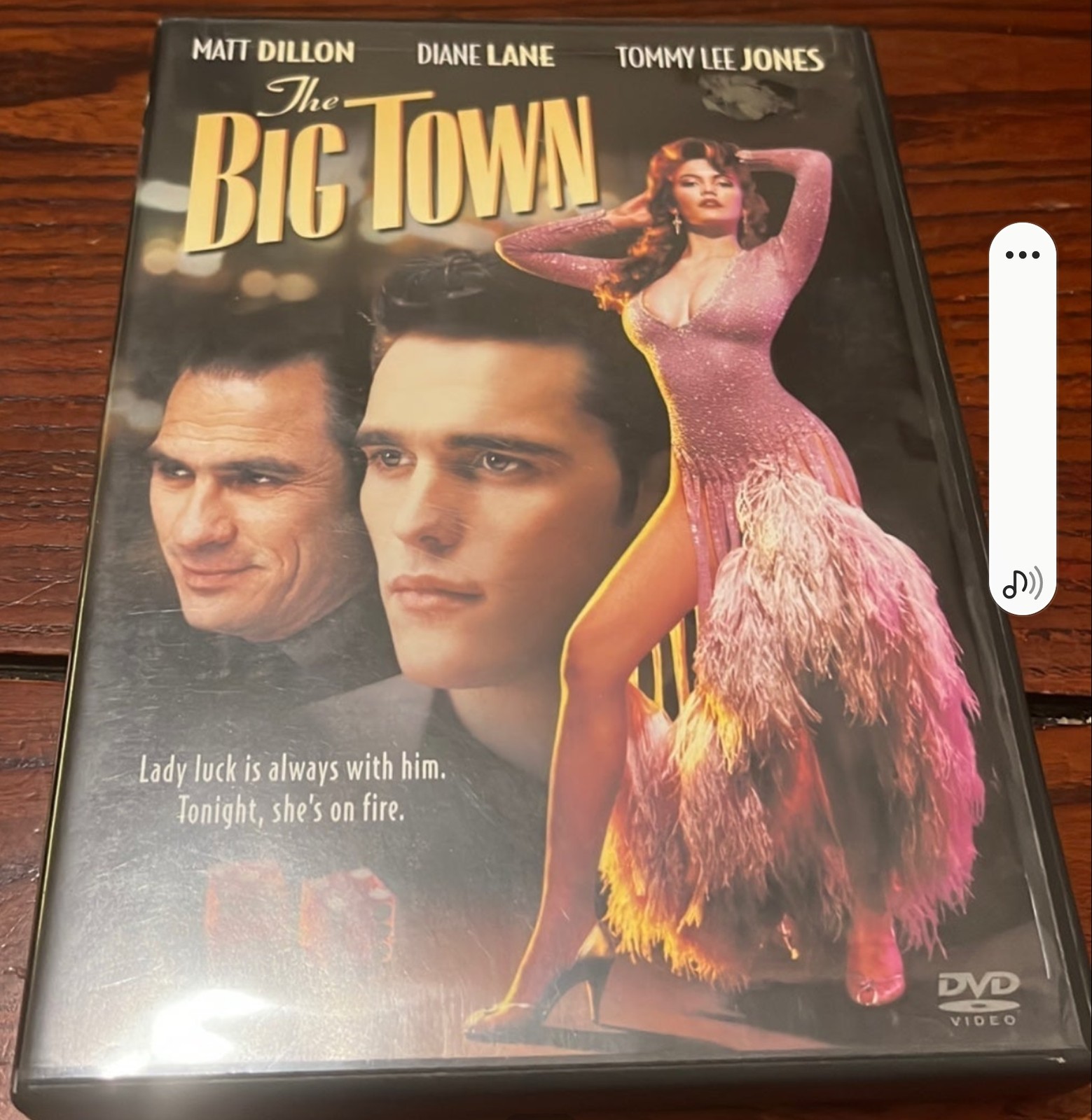The Big Town DVD 1987 Matt Dillon Diane Lane Tommy Lee Jones