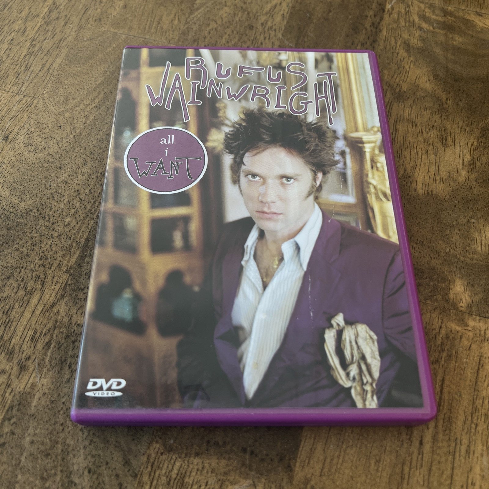 RUFUS WAINWRIGHT – All I Want  DVD – ONE OWNER – FREE SAME DAY SHIPPING