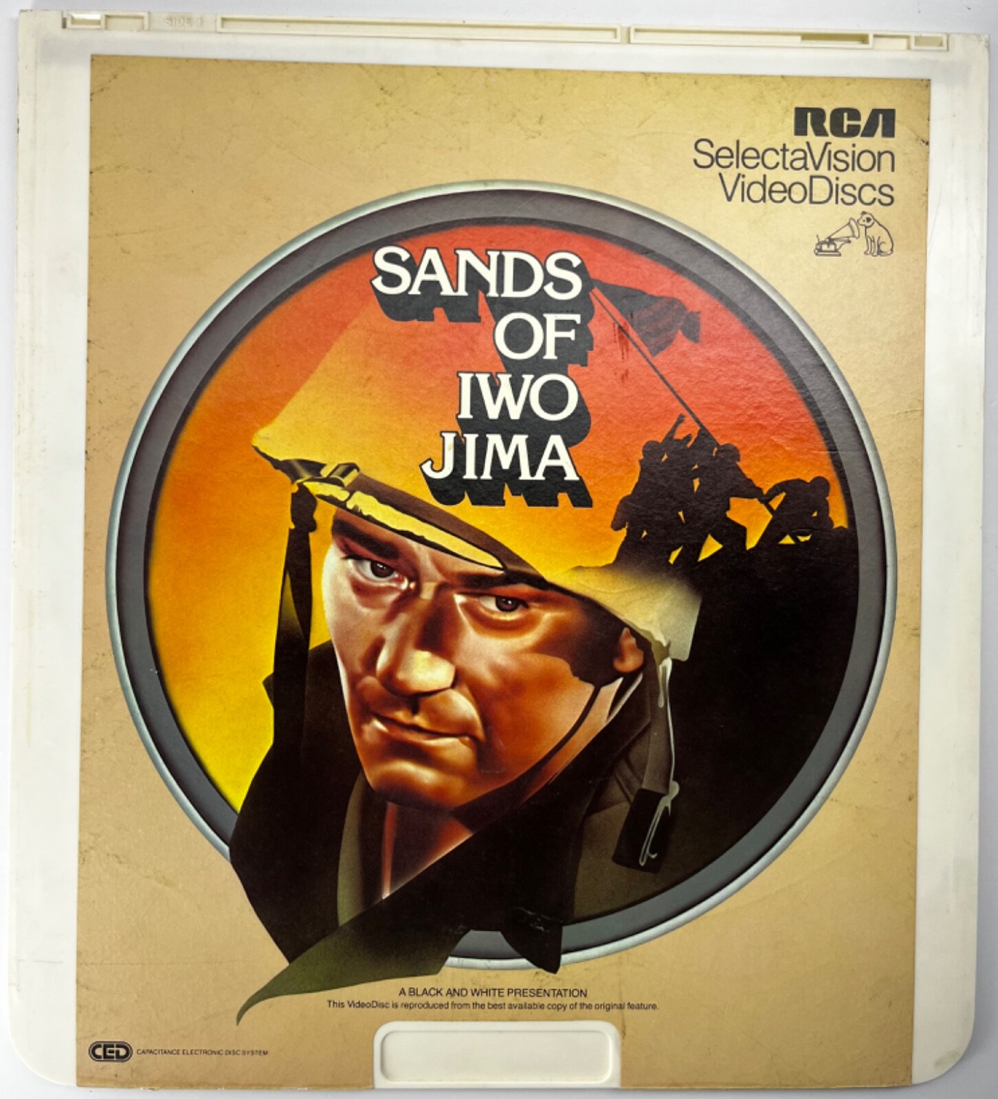 Sands of Iwo Jima RCA CED Videodisc John Wayne Adele Mara John Agar