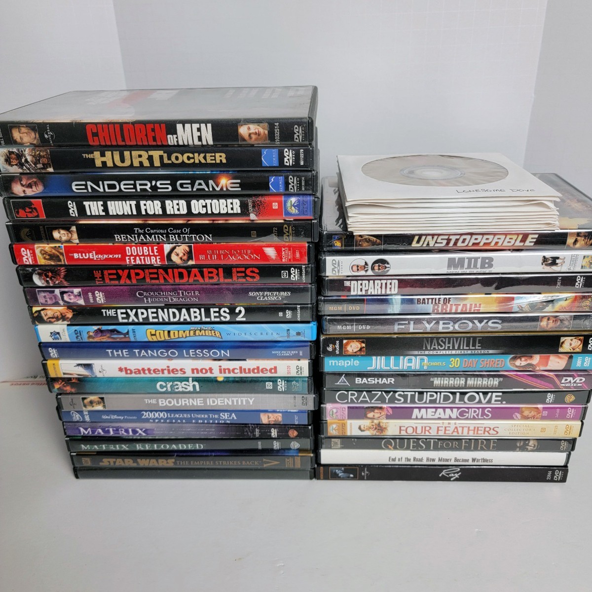 Lot of 44 DVD Popular Movies Crime/ Thriller/Action/Drama/Sci-Fi