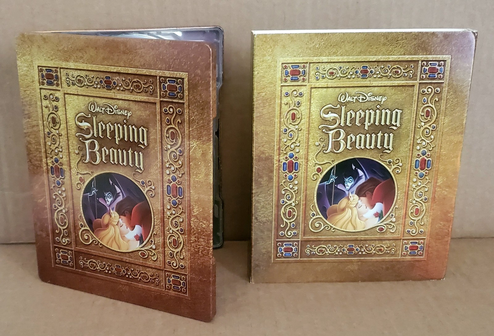 SLEEPING BEAUTY Blu-Ray/DVD Steelbook Set-Walt Disney Platinum Edition-2008, OOP