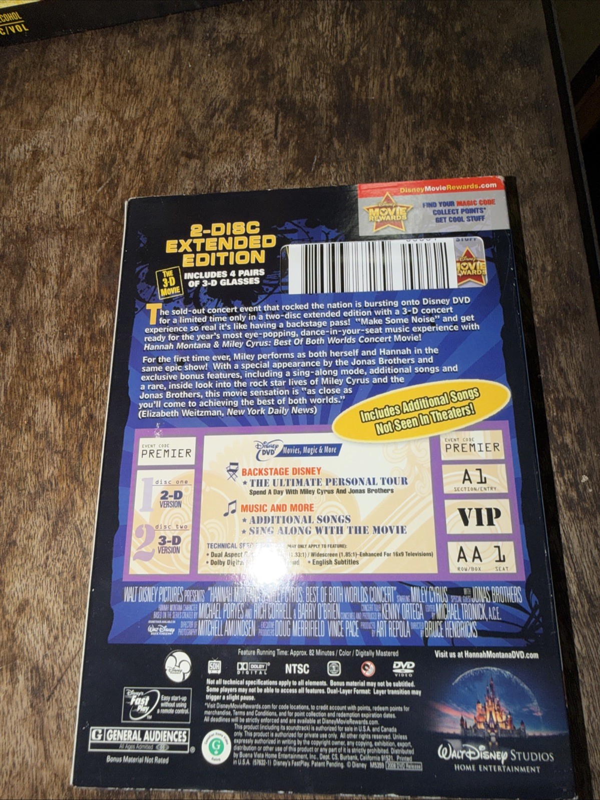 Hannah Montana & Miley Cyrus: Best of both Worlds Concert: the 3-D Movie…
