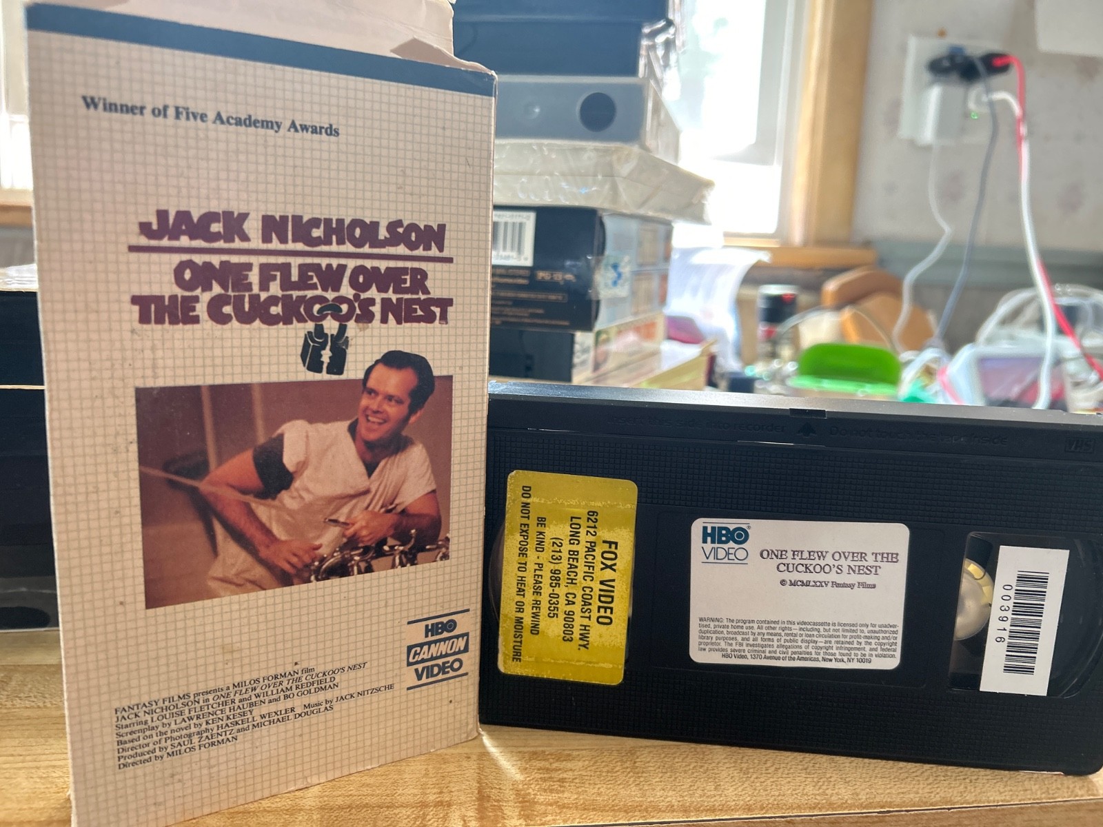 One Flew Over the Cuckoo’s Nest (VHS/1975) HBO Video Jack Nicholson- RARE