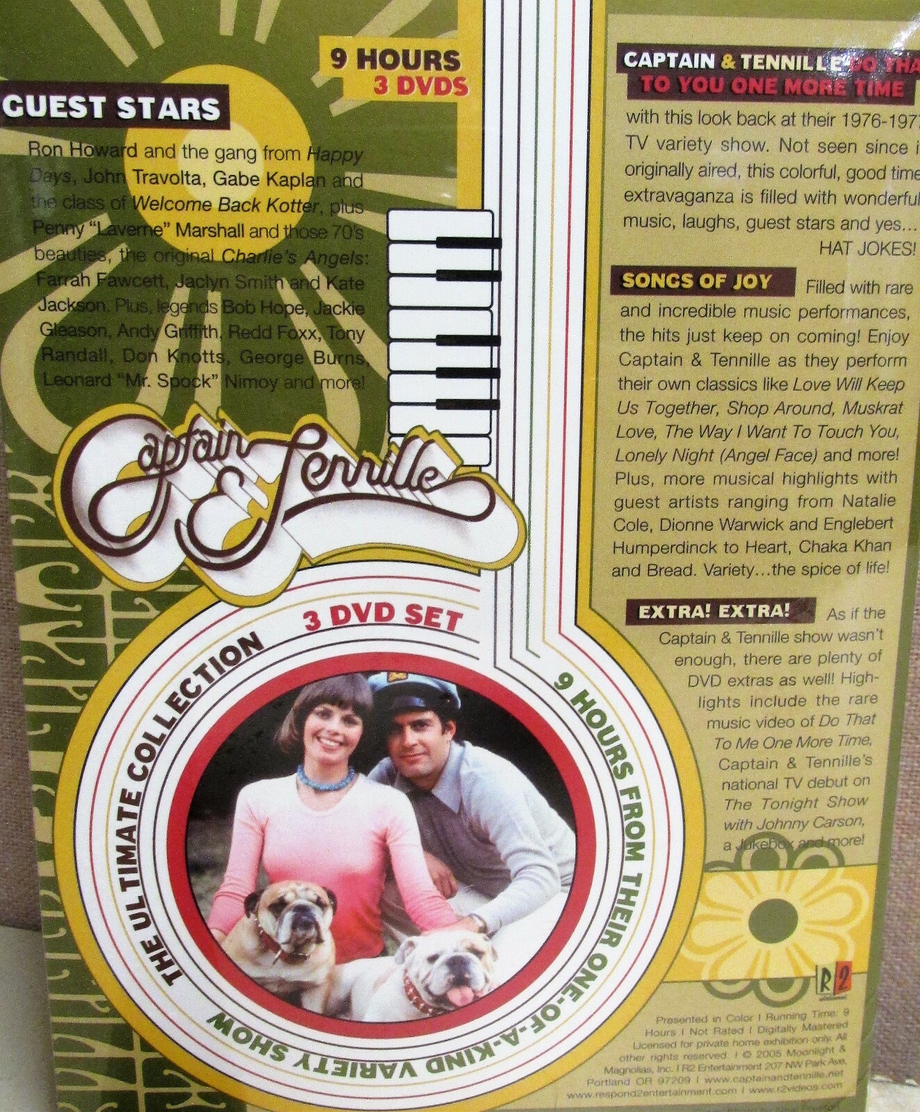 Captain Tennille – Ultimate Collection NEW! 3 DVD Jokes,TV Variety,Music,Guest
