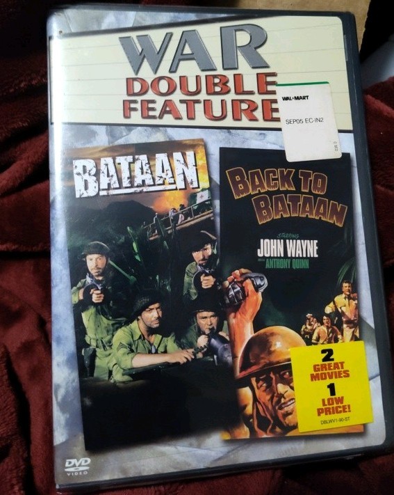 Bataan and Back to Bataan DVD War Double Feature John Wayne NEW and Sealed