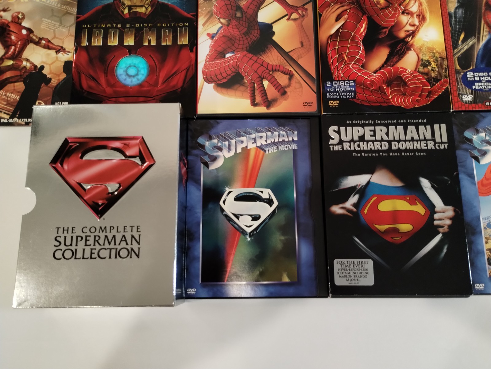 Marvel / DC Movies DVD Lot of 19 + 2 Makings of DVDs Excellent Condition